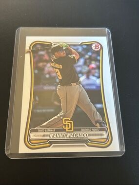 Topps San Diego Padres Manny Machado Baseball Card - Black, Gold, White